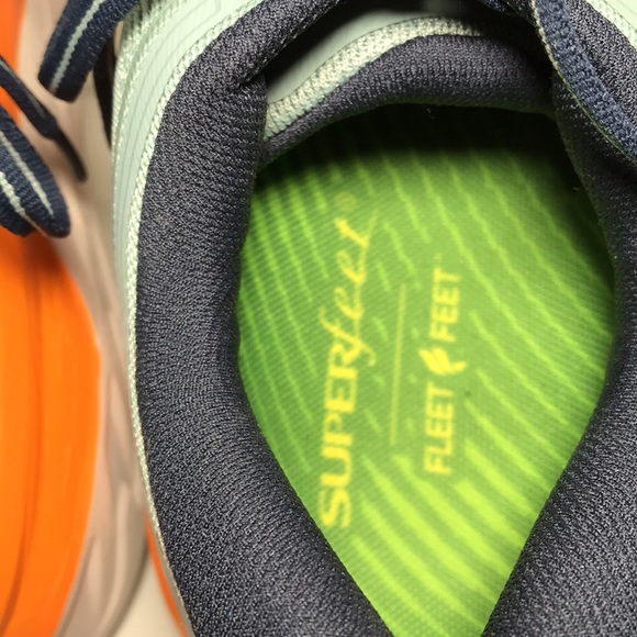 Hoka One One Bondi 7 Sz 9.5 Wide Shoes Blue Haze - Picture 7 of 12